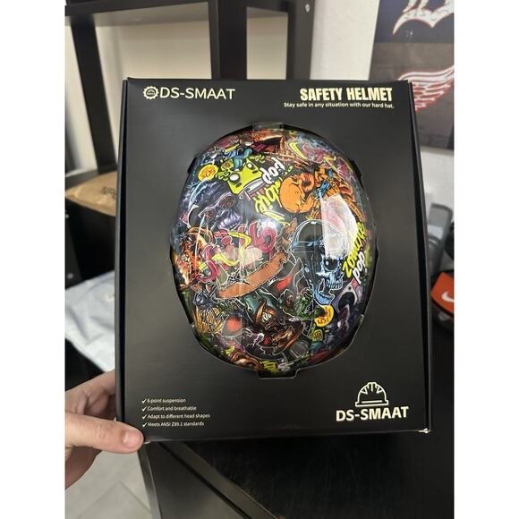 DS-SMAAT Full Brim Hard Hat Vented Cascos De Free size, Multicolor
